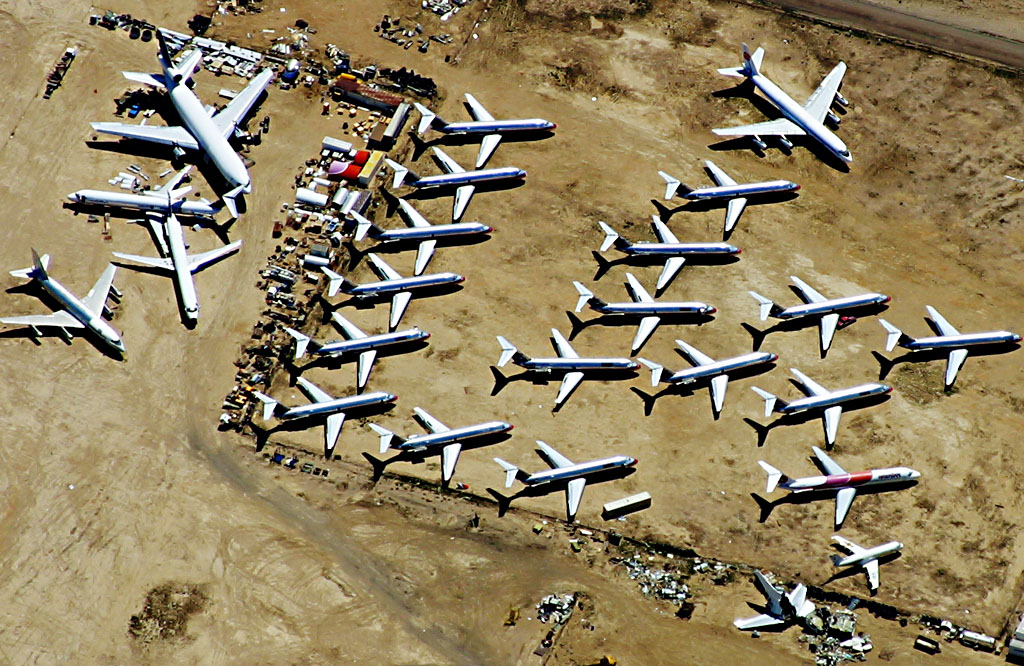 Aircraft graveyard