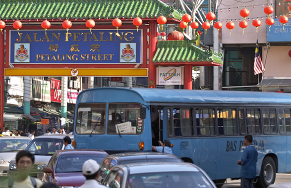 Traffic Jam in China Town