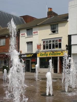 High Wycombe:Fountains