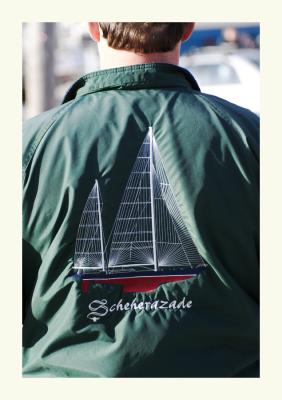 In Boothbay, team sports jackets are replaced by pride in craftmanship for the yachts built here.