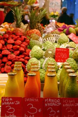 Juices and Fruits<br>* Brussels Sprout