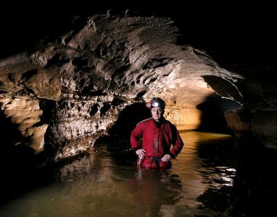 Cave Photographer Self Portrait