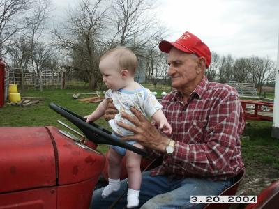 PawPaw Herin at the farm....