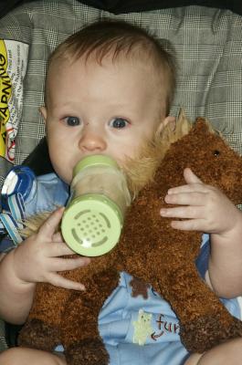 My 2 favorite things.....K.O. and my bottle....