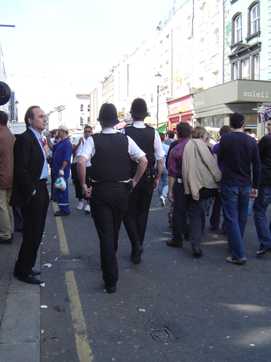Bobbies on the beat.
