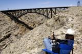 The beer, the hat and the bridge