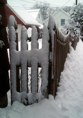 A City Snow Fence
