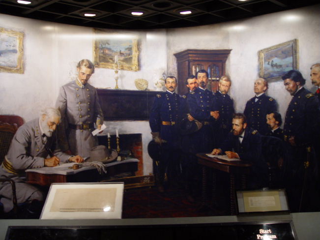 inside Appomattox Courthouse