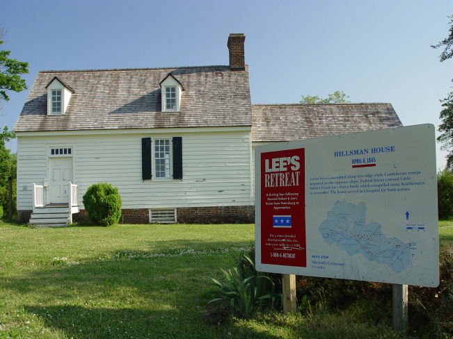 Hillsman House...used as a field hospital