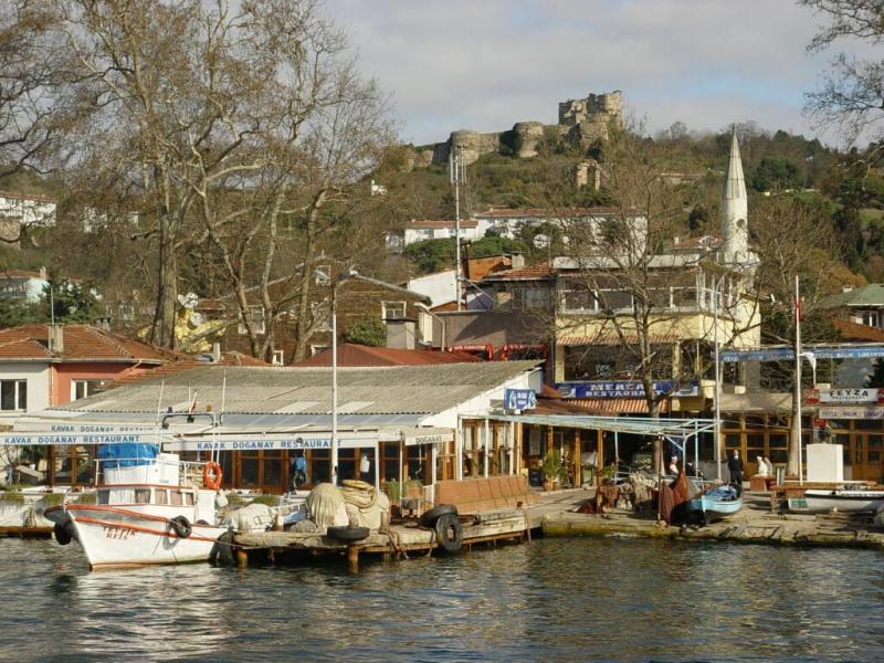 Istanbul along Bosporus at Anadolu Kavagi 2003 12 10