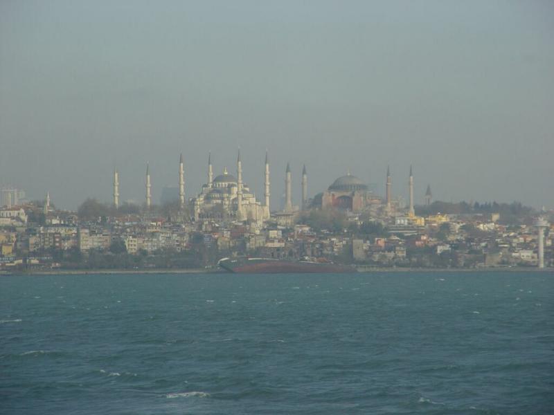 Istanbul Blue Mosque and Haghia Sophia 2003 12 20