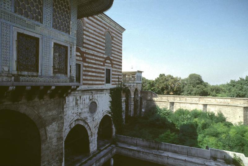 Harem view into garden