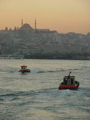 Istanbul Views at sunset 2003 12 20