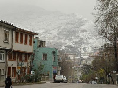 Bursa in snow