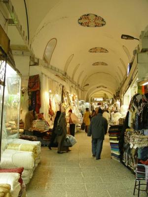 Bursa along bazars and markets