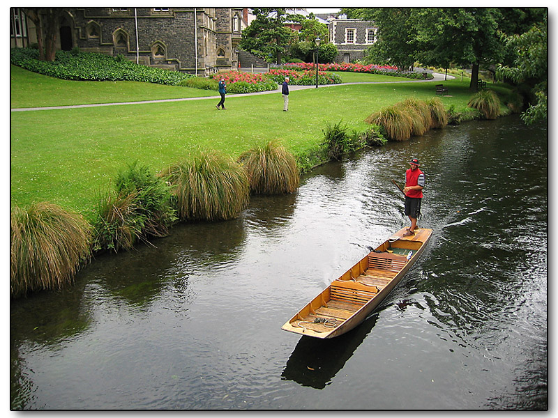 Punting on the Avon