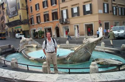 Fountain at the Spanish Steps