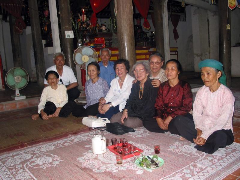 memorial ceremony in a pagode