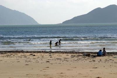 a quiet beach