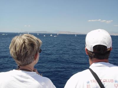 Star Class Race 11 in the distance