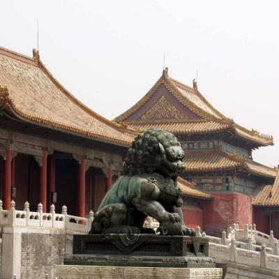 Forbidden Palace Lion Statue