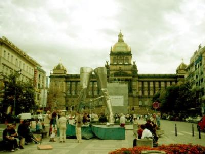 Downtown, Prague.