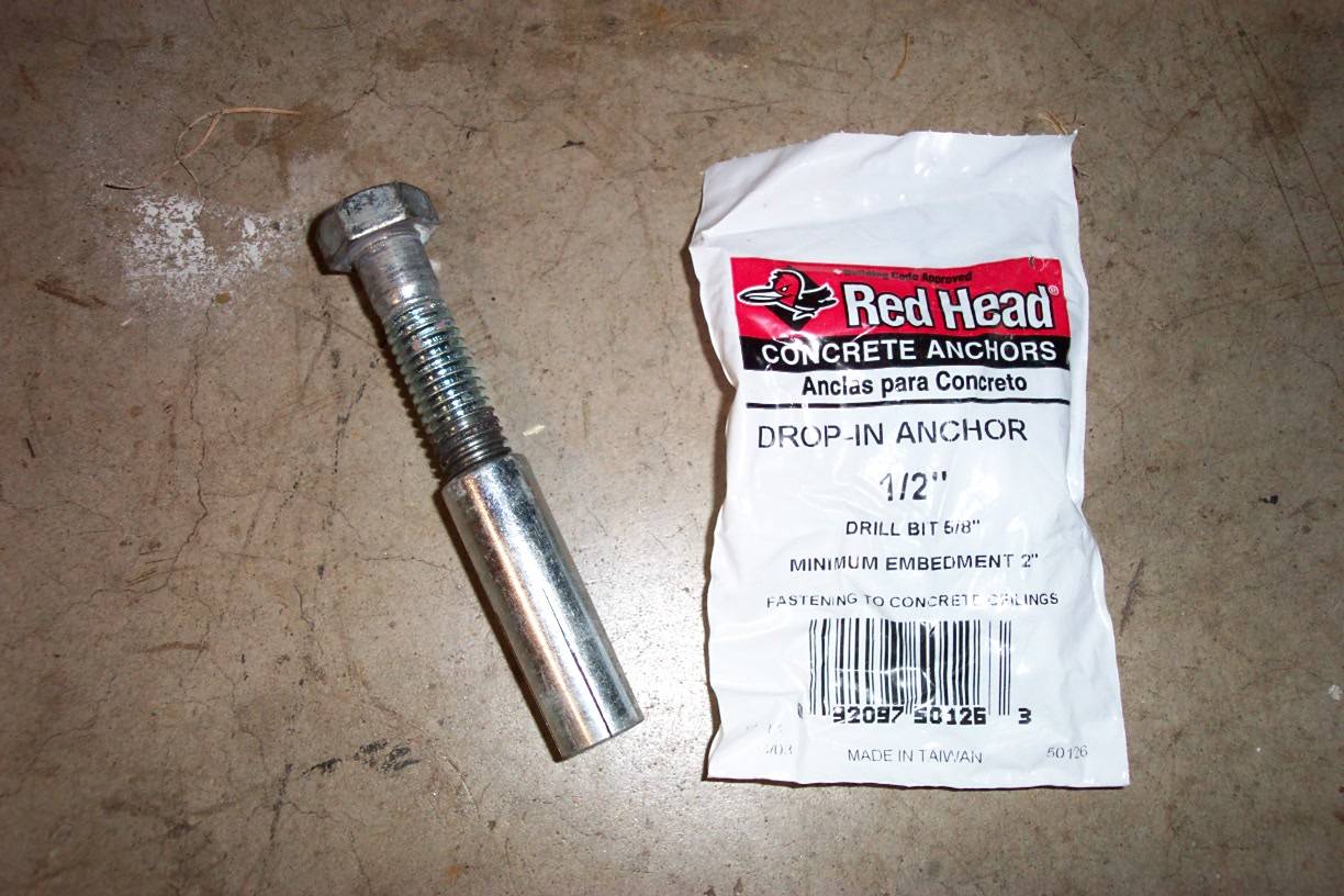The bolt drives a plug in the bottom that expands the anchor