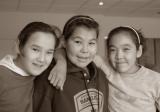 These Inuit girls were very friendly. 9846