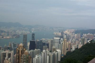 HK Bay, from Victoria Peak