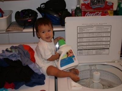 Doing laundry (was that warm water or cold?)
