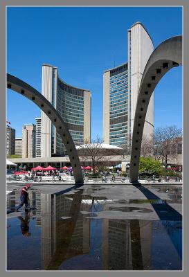 Queen & Bay streets -- The Toronto City Hall