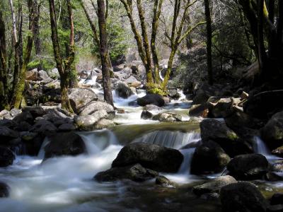 Whitewater below Bridalveil Fall [D]