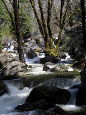 Whitewater below Bridalveil Fall [D]