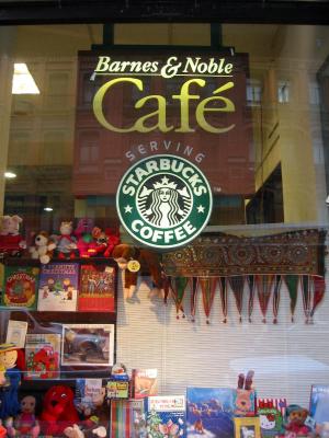  Barnes &  Noble Window at Astor Place