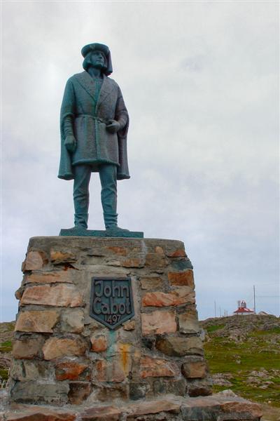 John Cabot statue on the cape