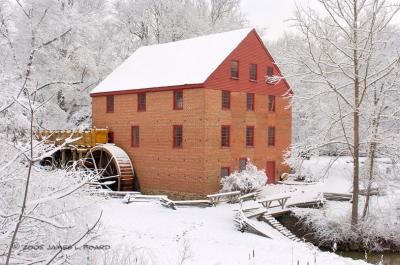 Snow Fall at Colvin Mill