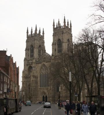 York Minster, the largest gothic cathedral in Northern Europe