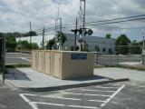 BICYCLE LOCKERS FOR COMMUTERS AT THE PATCHOGUE LIRR STATION