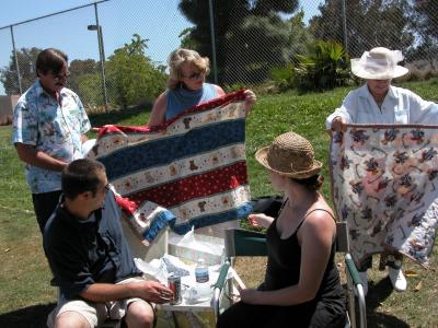 Handmade blankets by Sue