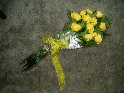 Yellow Roses from Rachel!!