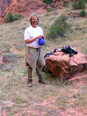 John's Smiling....After Being Saved From Quicksand (see legs)