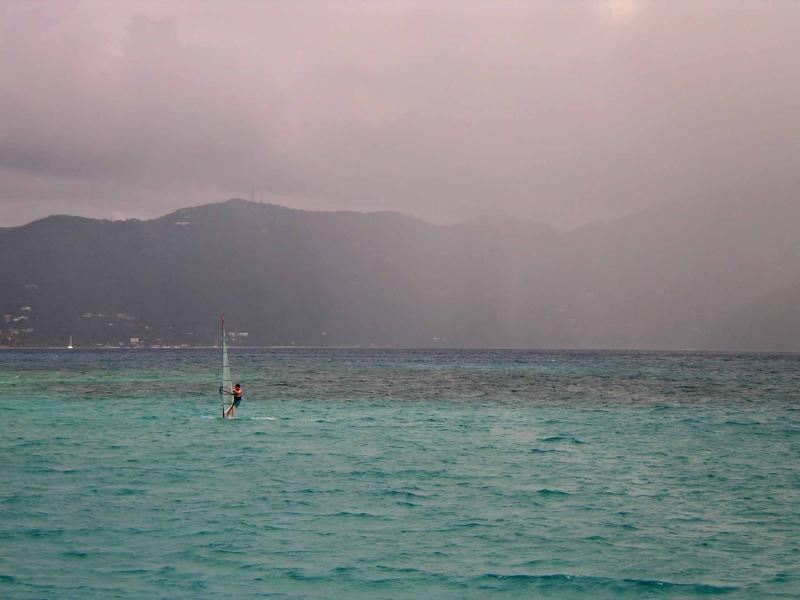 Windsurfing @ Sandy Cay