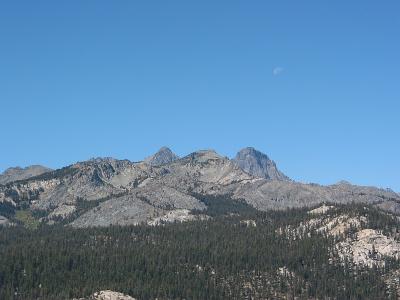 Moon Setting Over the Minarets