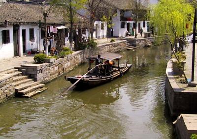 Boat on northern canal