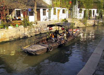 Boat in late afternoon