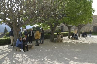 La cour du Chateau d'Ansouis