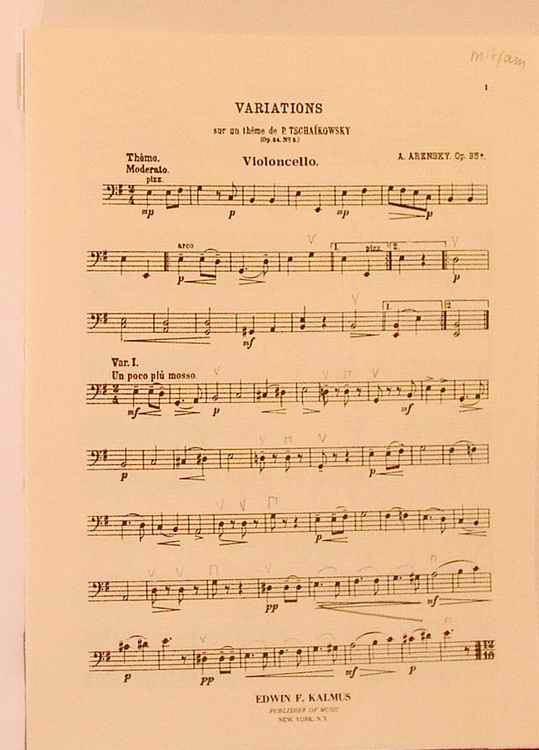 Musical score and info on Rotterdams kamerorkest