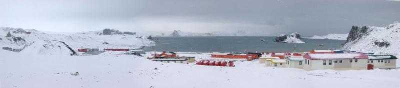 Panoramica Villa las Estrellas, Antartica