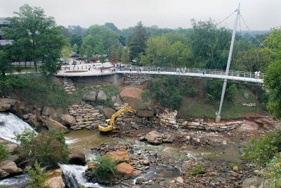 New Reedy Falls Pedestrian Bridge