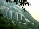 From the hill: Yangtze downstream, 6.33 pm